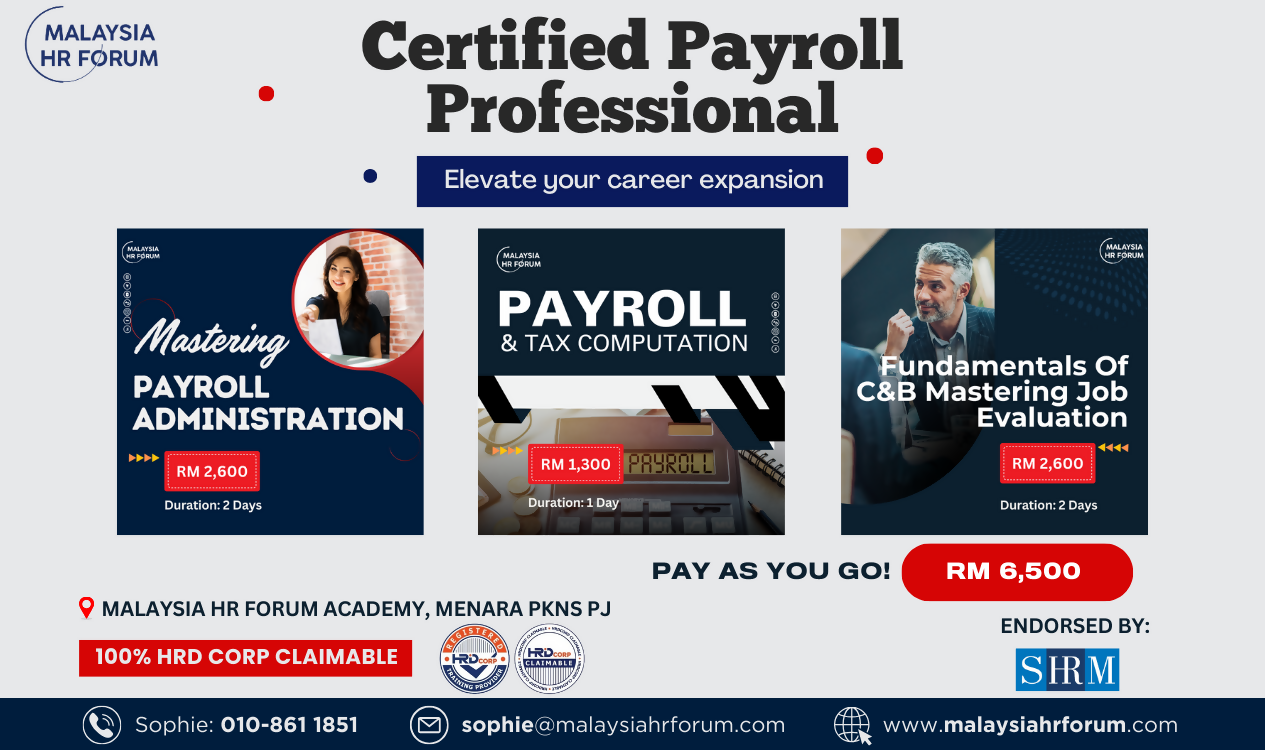 Certified Payroll Professional (CPP) Malaysia HR Forum TalentStore Certified Payroll Professional (CPP) Malaysia HR Forum TalentStore