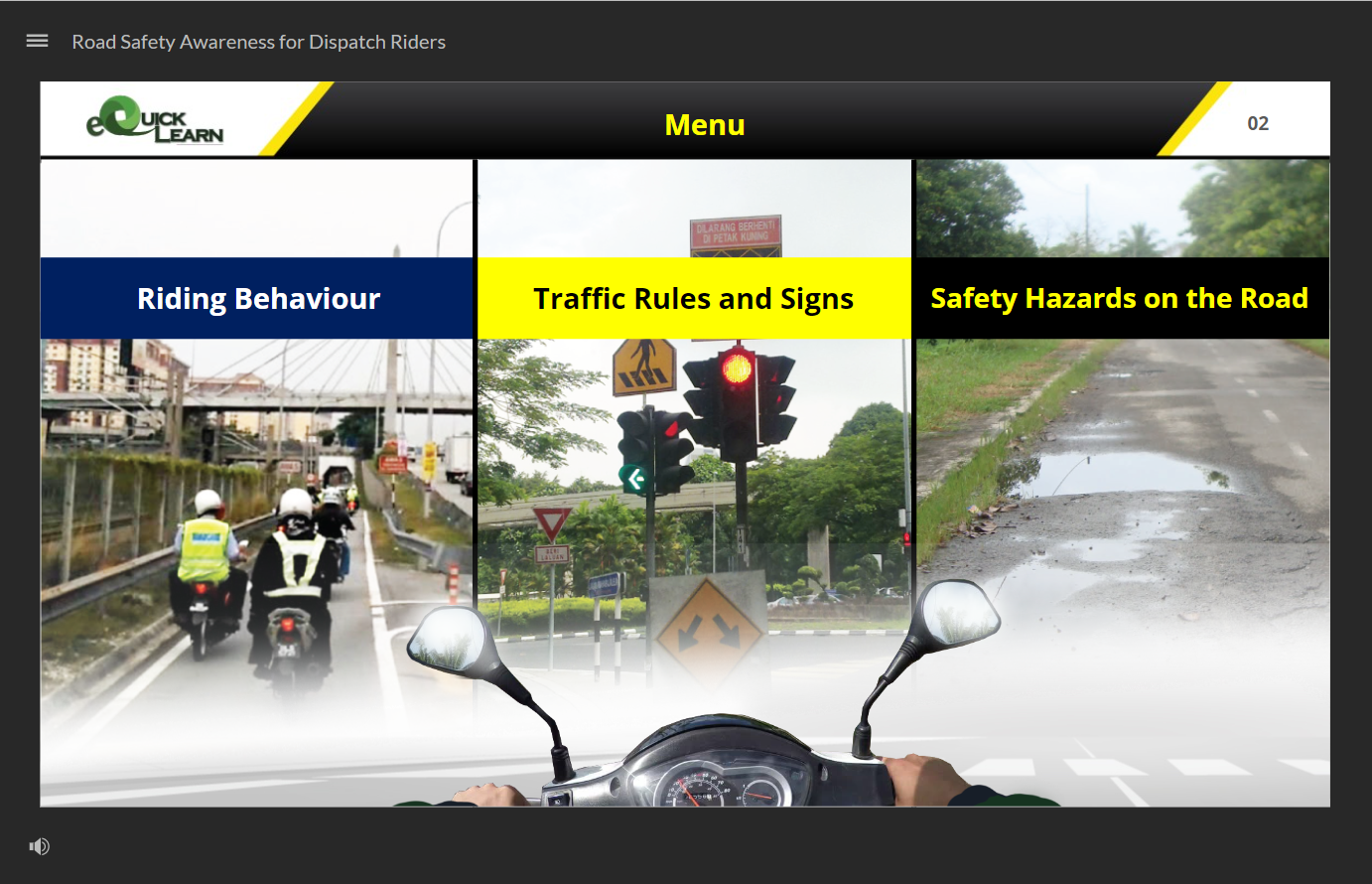 Road Safety Awareness for Dispatch Riders - Equick Learn Sdn Bhd ...