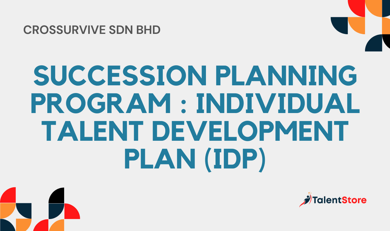 Successor Development Update Succession Planning Program : Individual Talent Development Plan (Idp ...